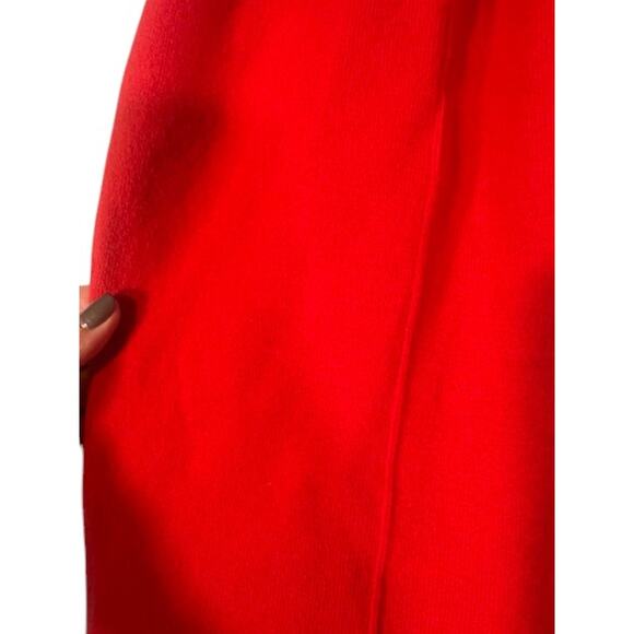 Liz Claiborne Red Wool Blend High Rise Carrot Leg Pants Women Sz M - Picture 5 of 6